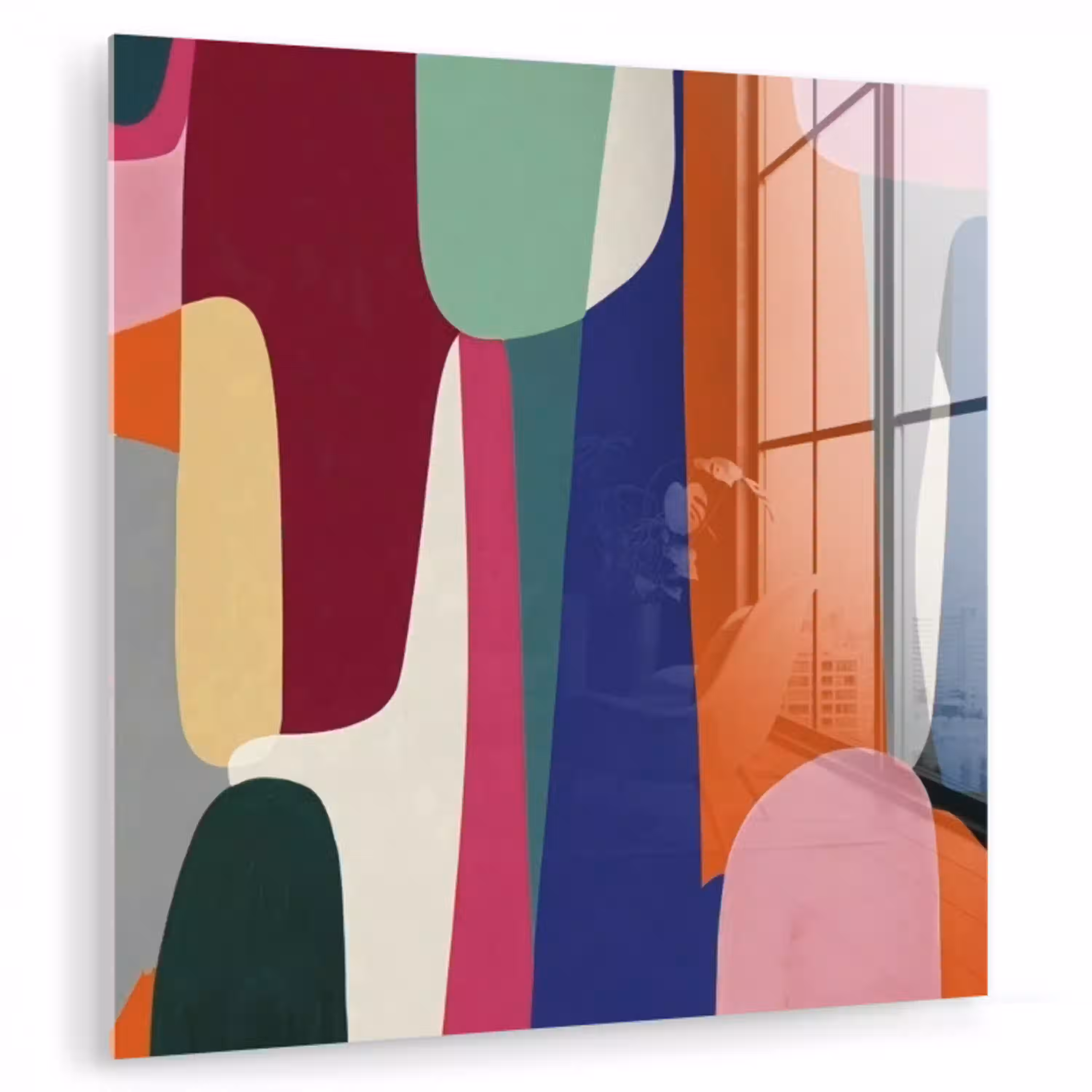 Vormen - Ritmisch - Kleuren - Abstract plexiglas 5mm klein -zzzproduct_nieuw