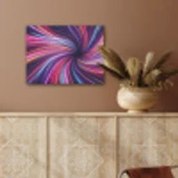 Abstract - Swirl - Futuristic - Neon PET vilt klein -sfeer4