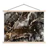 Marmer - Goud - Glitter - Luxe textielposter latten blank klein -3d