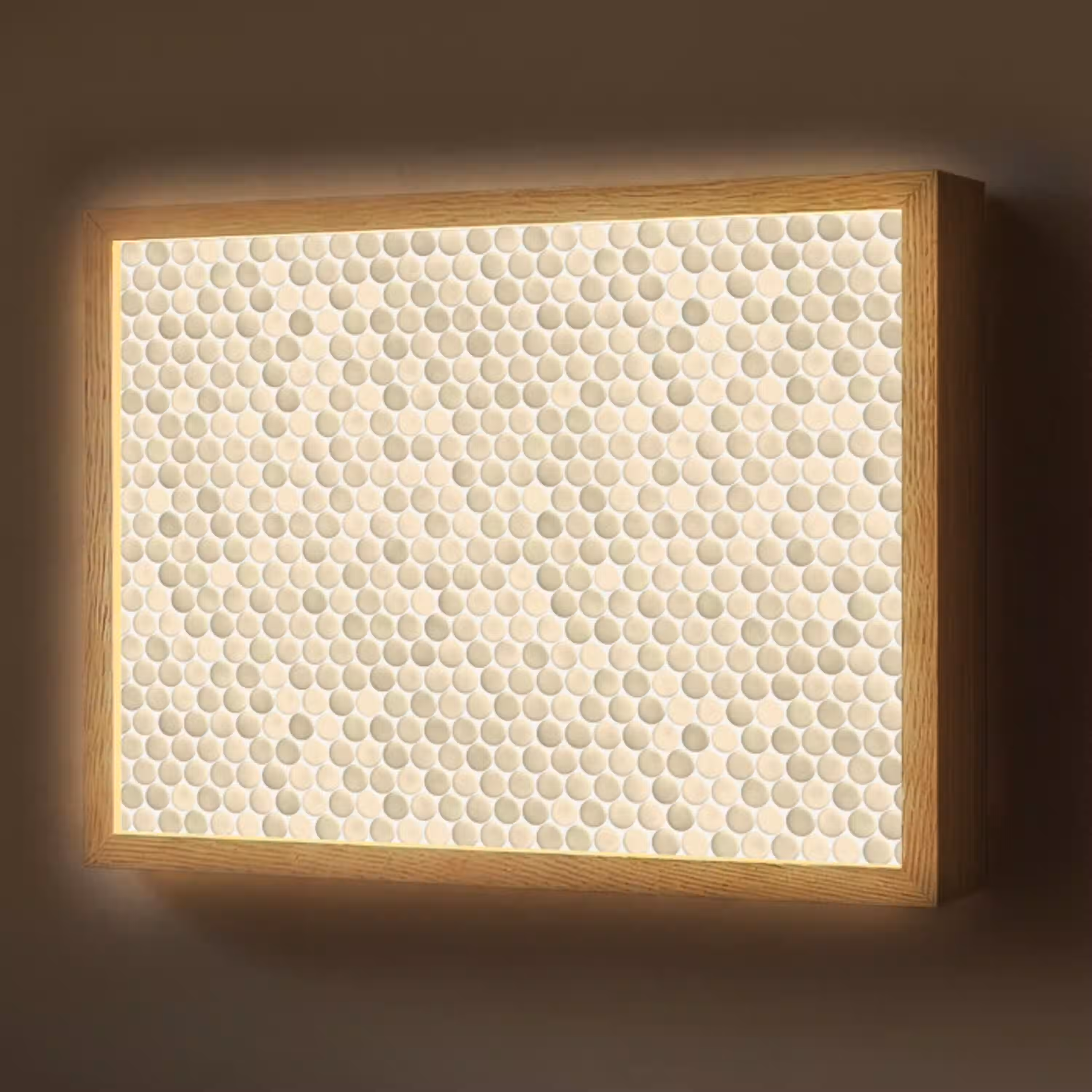 Penny - Mozaïek - Zand Light Box met batterij (Wandlamp) middel 907 -z3d_website