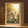 Kitten - Dier - Natuur - Bloemen Light Box met kabel klein -zzz_3d_website