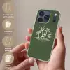 Palmbomen - Strand - Groen - Beige - Tropisch Telefoonhoesje iPhone 17 Pro klein -sfeer3_NL
