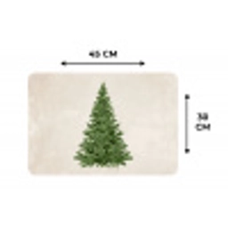 Kerstboom - Groen - Kerstmis - Feestdagen Placemat vinyl groot -specs