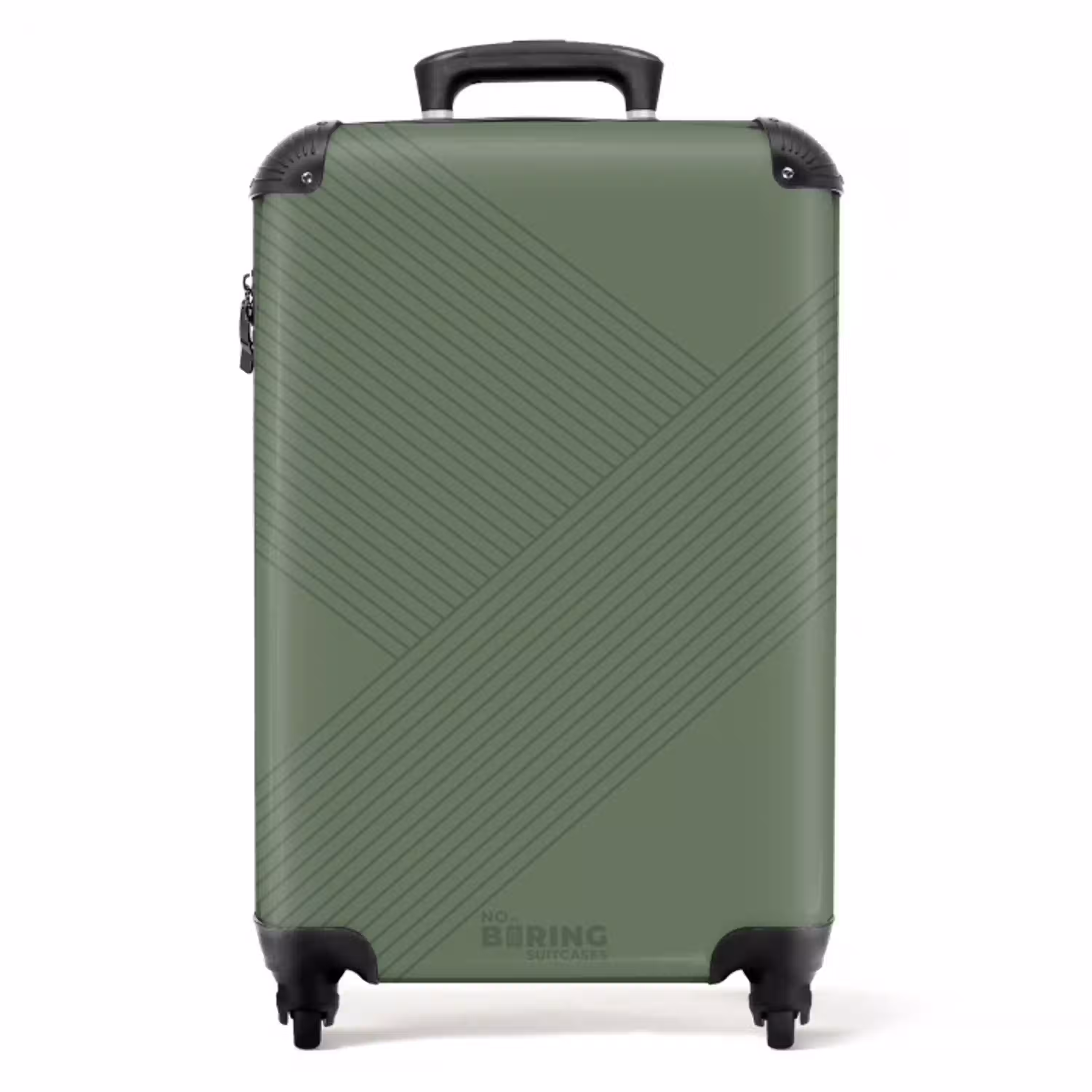 Minimal - Kruisende lijnen op NBS - Handbagage koffer - Unisex middel -productfoto_recht