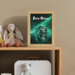 Vrachtwagen - Stad - Groen - Neon Light Box met kabel (Kinderlampje) klein -sfeer2_kind