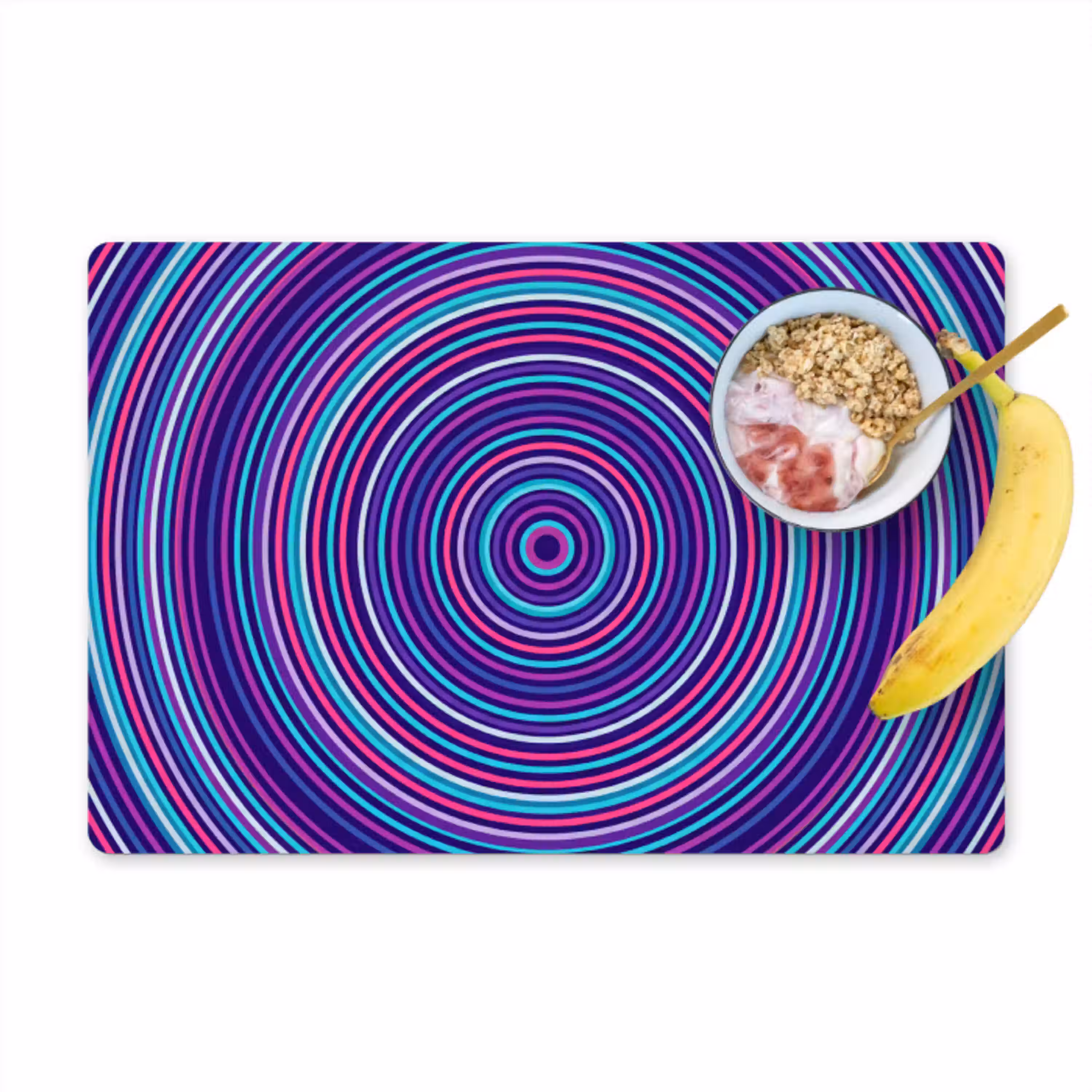 Abstract - Cirkels - Kleurrijk Placemat vinyl groot -zzzproduct_Kitchenyeah-website