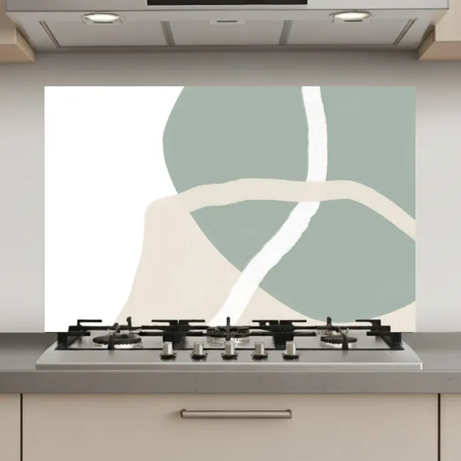 Minimalisme - Pastel - Design keuken achterwand spatscherm klein -3d_website