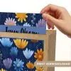 Bloemen - Patroon - Blauw Light Box met kabel (Kinderlampje) klein -USP_websiteprintNL