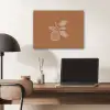 Sinaasappel - Getekend - Bladeren - Bruin PET vilt klein -sfeer5