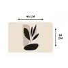 Plant - Beige - Japandi Placemat vinyl groot -specs