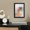 Abstract - Pastel kleuren - Goud - Modern - Aesthetic fotolijst zwart zonder passe partout klein -sfeer1