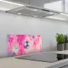 Discobal - Pink - Verf keuken achterwand spatscherm klein -3d_schuin