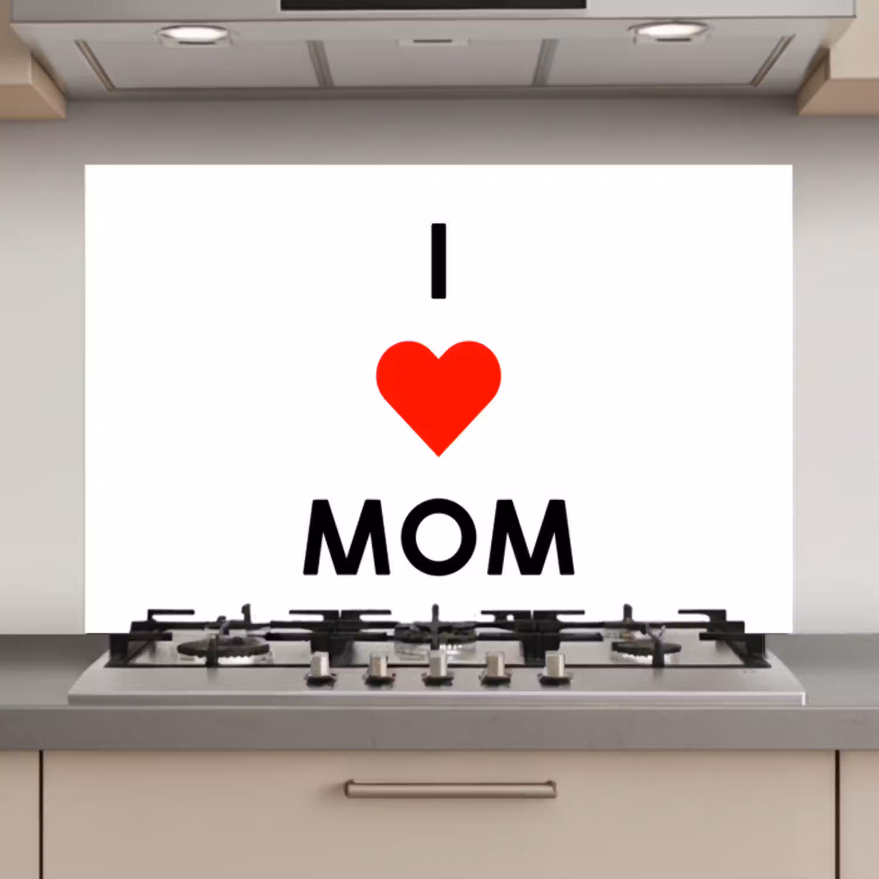 Spreuken - Quotes I Love Mom - Moederdag - Mama - Mama cadeau keuken achterwand spatscherm klein -3d_website
