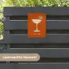 Cocktail - Oranje - Zomer - Quote tuinposter los doek klein -sfeer3