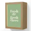 Tekst - Groen - Sierlijk - Letters Light Box met kabel (Wandlamp) klein -3d