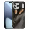 Pampasgras - Pluim - Zwart - Beige Telefoonhoesje iPhone 17 Pro Max klein -3d