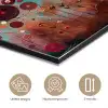 Levensboom - Bloemen - Roze - Hippie - Kunst aluminium wit klein -closeup_NL