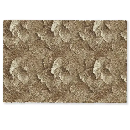 Organisch - Patroon - Bladeren - Goud Deurmat klein 898 -zkaufland3d
