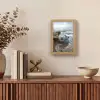 Schelp - Strand - Blauw - Zee Light Box met kabel (Tafellamp) klein -sfeer2
