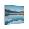 Landschap - Winter - Meer - Bergen - Uitzicht - IJs PET vilt klein -3d