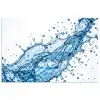 Spash - Water - Blauw poster papier klein -3d