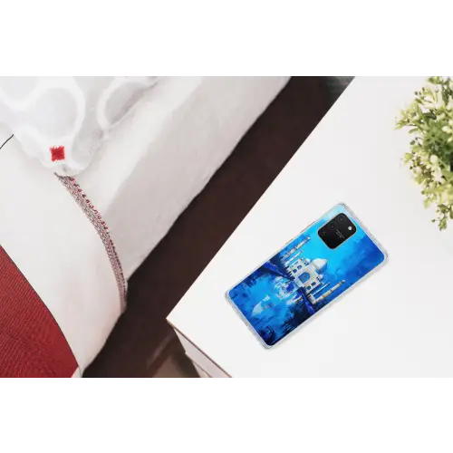 Taj Mahal - Ramadan - Blauw - Islamitische Telefoonhoesje Samsung Galaxy S10 Lite klein -kamerS10Lite