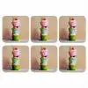 Cupcakes - Gestapeld - Kleurrijk - Fruit onderzetter kurk middel -3d