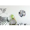 Abstract - Goud - Vormen Wandcirkel aluminium klein -kinderkamer