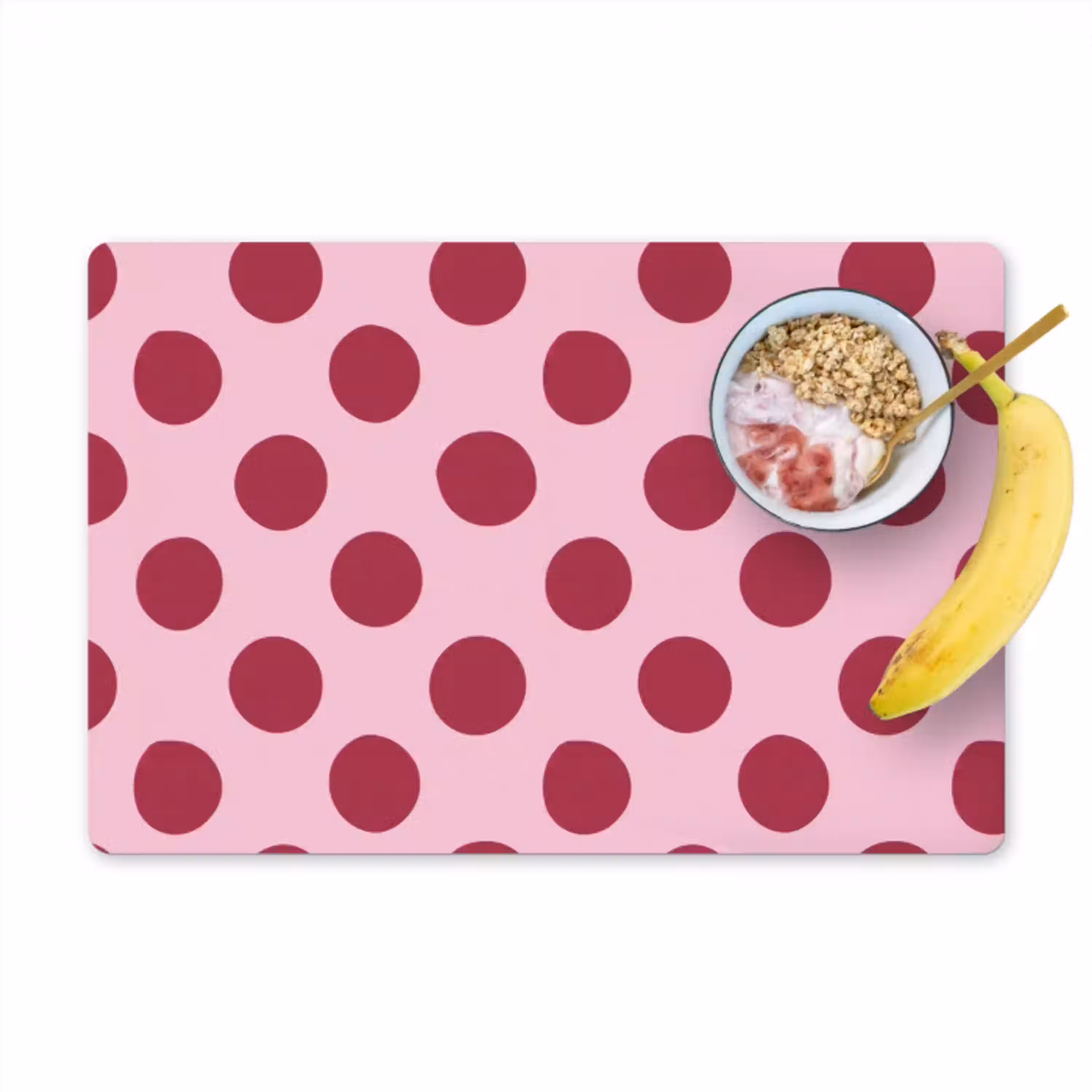 Stippen - Patroon - Bordeaux Placemat vinyl groot 368 -zzzproduct_Kitchenyeah-website