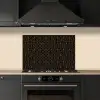Goud - Zwart - Lijnen keuken achterwand spatscherm klein 900 -sfeer1