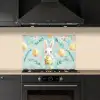 Konijn - Eieren - Takjes keuken achterwand spatscherm klein -sfeer1