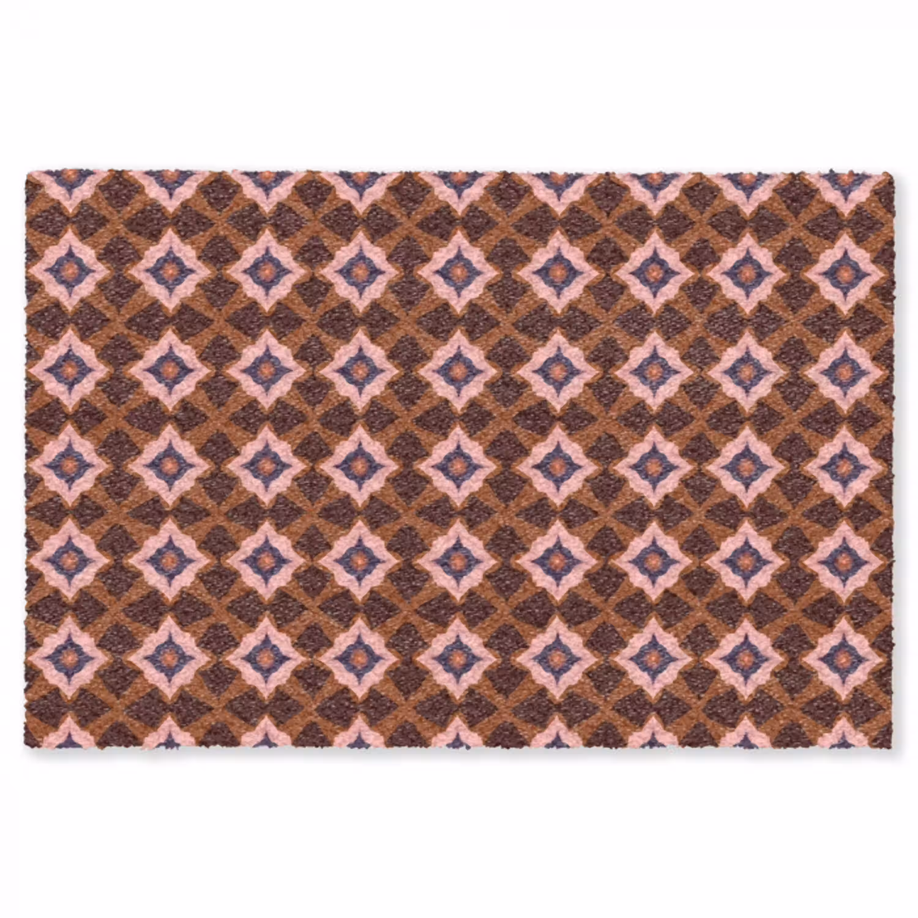 Geometrisch - Sierlijk - Bruin Vloerkleed Rechthoek klein 1091 -3d