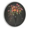 Sierlijk - Boeket - Vaas Akoestische PET Vilt - Rond klein -3d