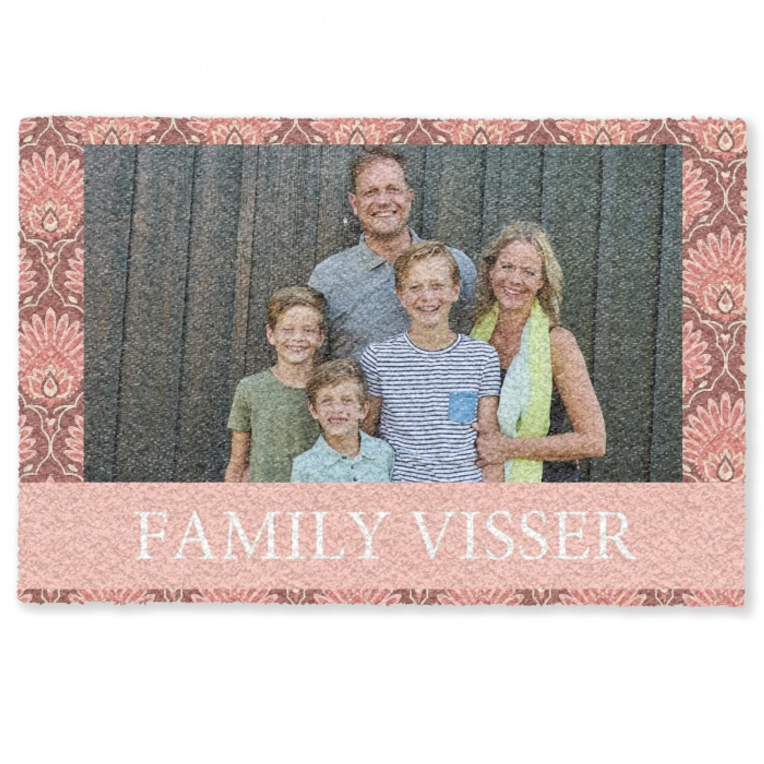 Familie - In - Patroon - Botanisch - Foto Deurmat klein -zkaufland3d