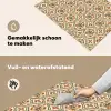 Elegant - Antiek - Kleurrijk Inductie beschemer met haakjes klein 777 -ky-schoon-nl