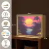 Zon - Geel - Palmbomen - Tropisch Light Box met batterij (Wandlamp) middel -USP_websiteoverzichtNL