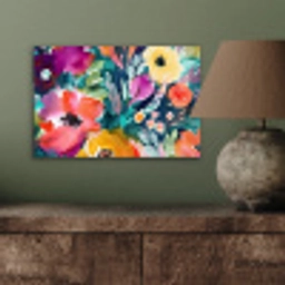 Bloemen - Olieverf - Kunst - Natuur aluminium wit klein -sfeer2