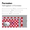 Furture - Geblokt - Rood Muismat XXL klein -sfeer5