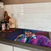 Expressief - Microfoon - Paars Inductie beschermer vinyl 3mm klein -sfeer3