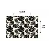 Modern - Monstera - Zwart Placemat vinyl groot 368 -specs