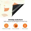 Zee - Dieren - Schelpen - Sinaasappel Inductie beschermer vinyl 3mm klein 276 -zzzzzzz-td-onderkant
