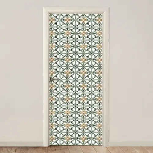Floraal - Verweerd - Keurrijk deurposter klein 289 -3d_beige