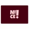 Nice - Uitroepteken - Rood Placemat vinyl groot -zzsfeer1_Kitchenyeah-website