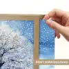 Seizoenen - Kunst - Boom - Winter - Herfst Light Box met batterij (Wandlamp) middel -USP_websiteprintNL