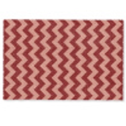 Zigzag - Strepen - Patroon - Rood Deurmat klein -zkaufland3d