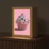 Cupcake - Kleurrijk - Edelstenen Light Box met kabel (Tafellamp) klein -z3d_website