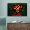 Vrouw - Vruchten - Papaja - Ananas canvas 2cm klein -sfeer4
