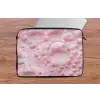 Schuim - Structuur - Roze laptophoes neopreen klein -tafel