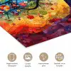 Kunst - Levensboom - Bloemen - Hippie poster papier klein -closeup_NL
