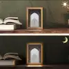 Poort - Symmetrische koepel - Minaretten - Moskee Light Box met kabel (Tafellamp) klein -sfeer3